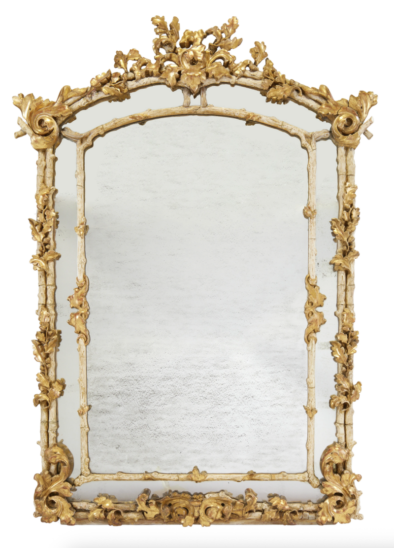 A Very Large Late 18Th Century Wall Mirror.